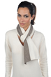 Cashmere & Yak ladies scarves mufflers luvo pristine natural grey 164 x 26 cm